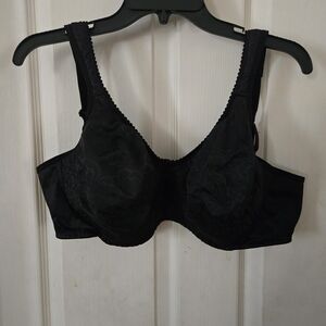 Playtex Black Underwire Full Coverage Bra